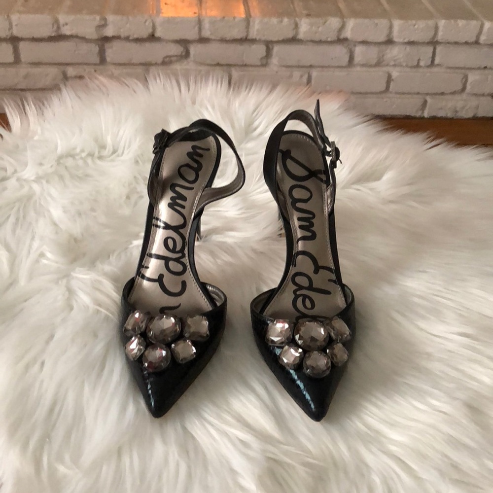 Sam Edelman 4 in jeweled heels